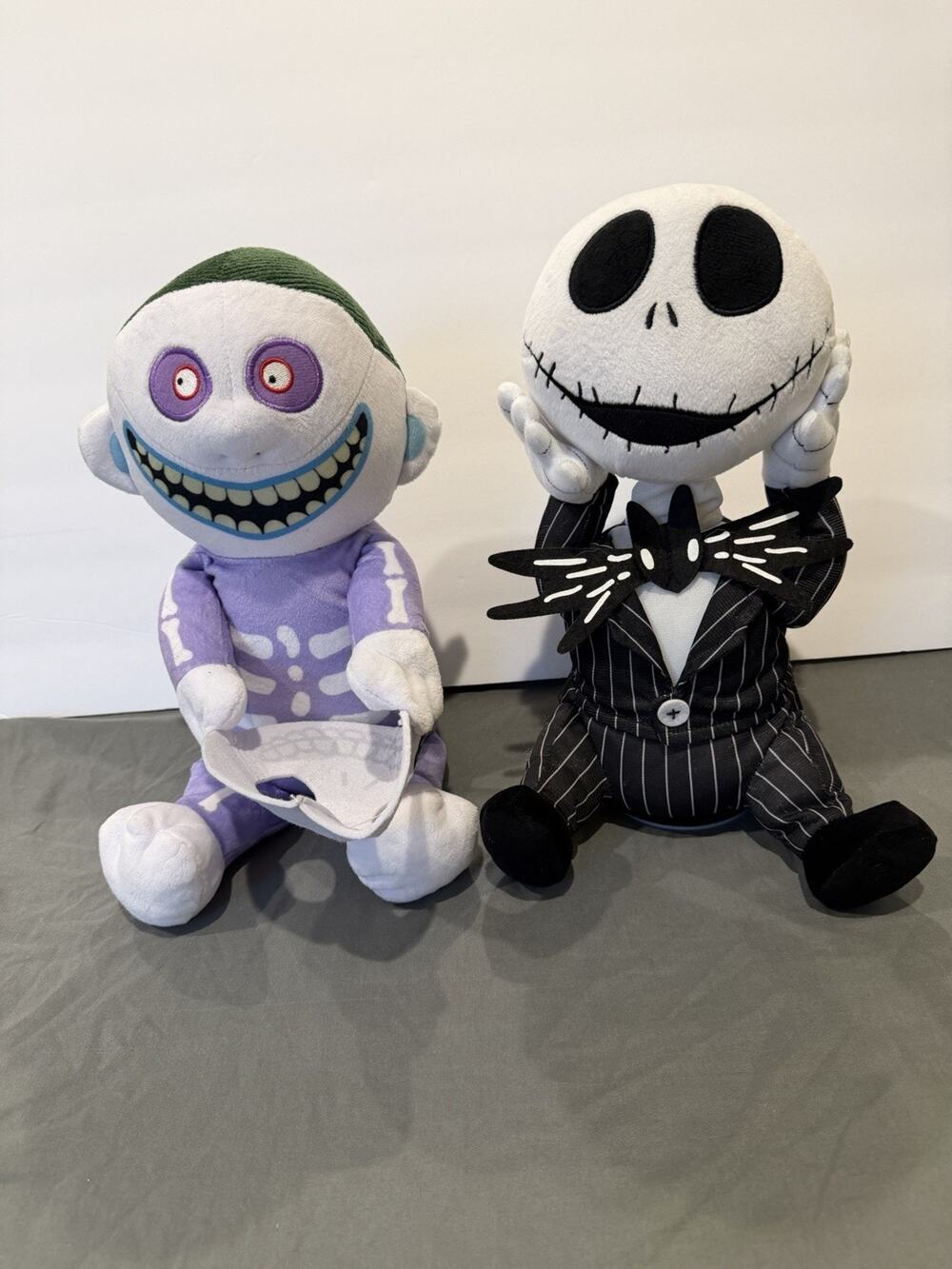 Disney Nightmare Before Christmas Jack Skellington Barrel Animated Figures Set